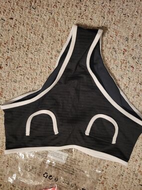 Black and White Trim  Bikini Bottom Unbranded